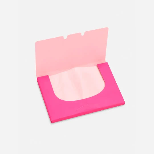 Papel matificante Matte Touch Ruby Rose abierto.