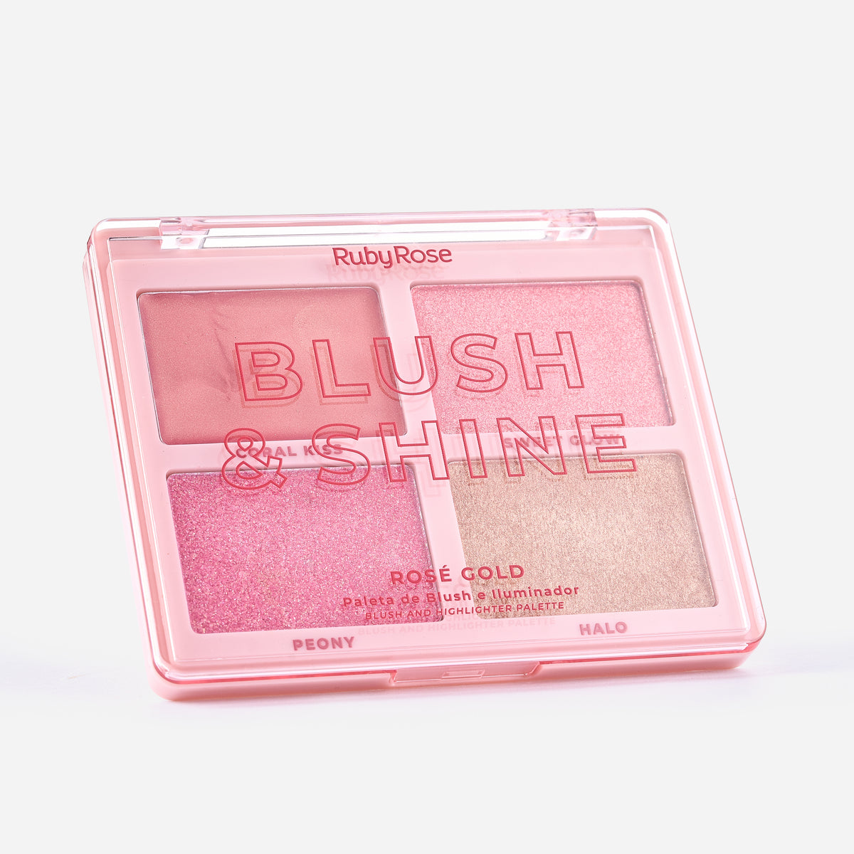Ruby Rose Paleta Blush & Shine Rosé Gold