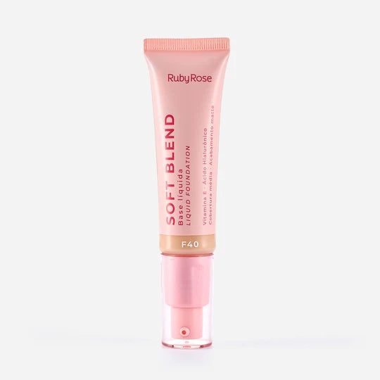 Base líquida Soft Blend Ruby Rose tono F40