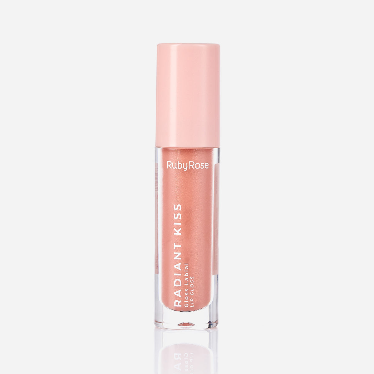 Lip Gloss Radiant Kiss Ruby Rose tono RK20 con acabado brillante.
