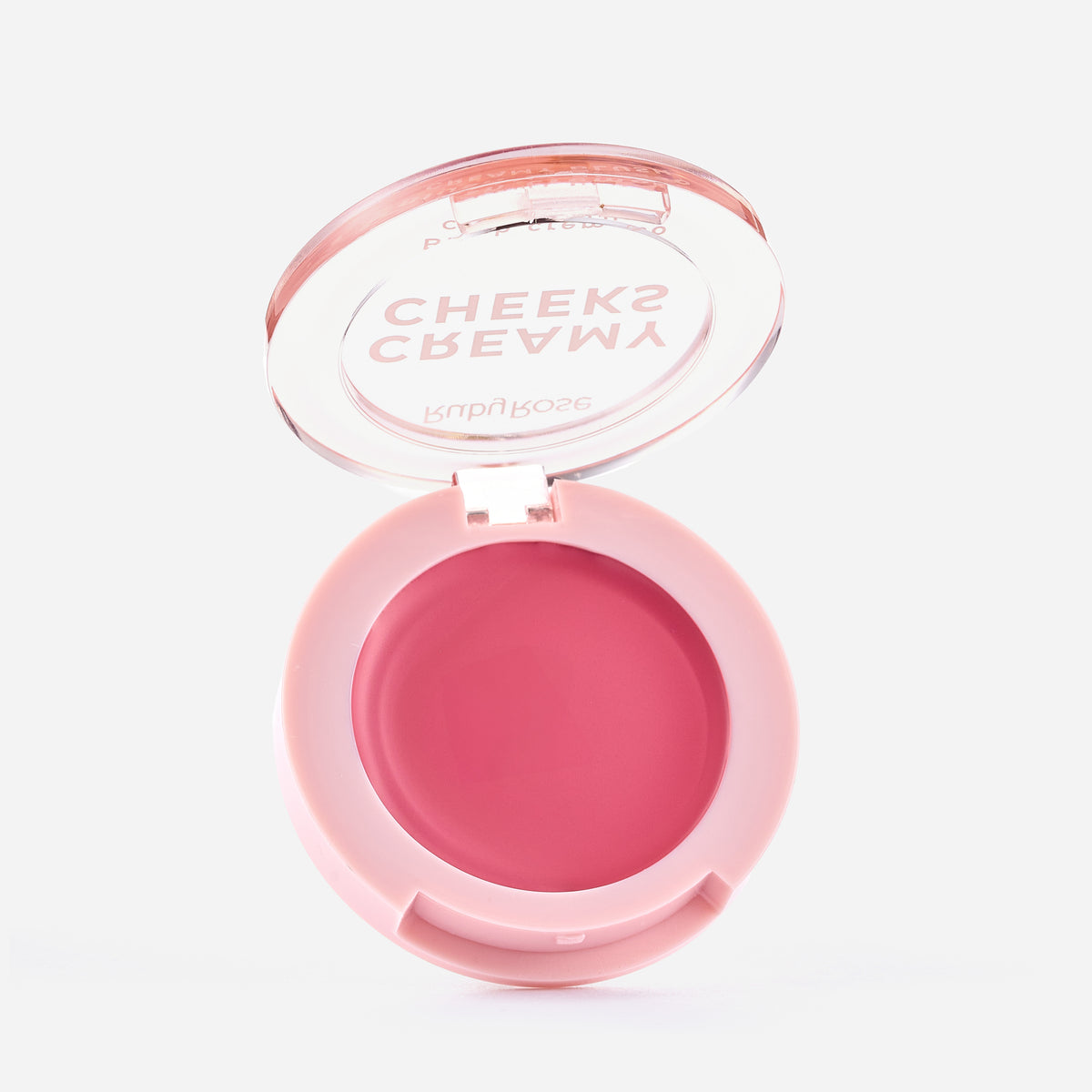Rubor cremoso Ruby Rose Creamy Cheeks tono Peachy Vibe abierto
